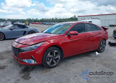 2022 Hyundai Elantra Limited z USA, uszkodzony, nr VIN KMHLP4AG2NU337471